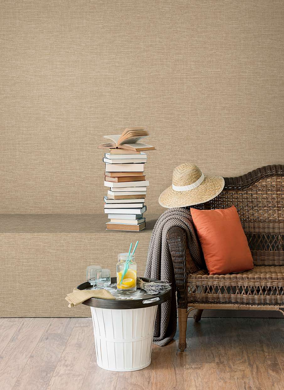 Trang trí nhà cho người mệnh Thổ bằng mẫu giấy dán tường màu nâu đất