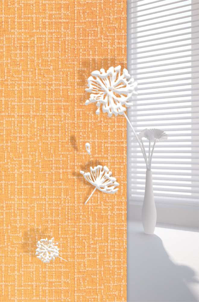 Màu da cam tuy là tông màu tương sinh cho bản mệnh Thổ nhưng lại ít được sử dụng vì rất phối màu trong trang trí nội thất không gian